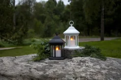 LINTA Lykta Batteri 26cm Svart IP44