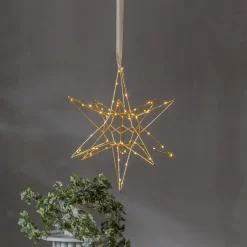 LIZZY Stjärna 47cm 60LED Guld