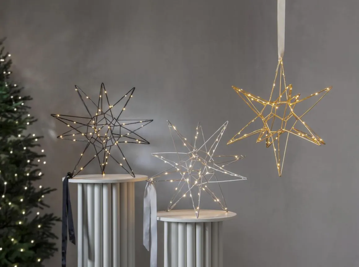 LIZZY Stjärna 47cm 60LED Guld