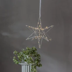 LIZZY Stjärna 47cm 60LED Silver