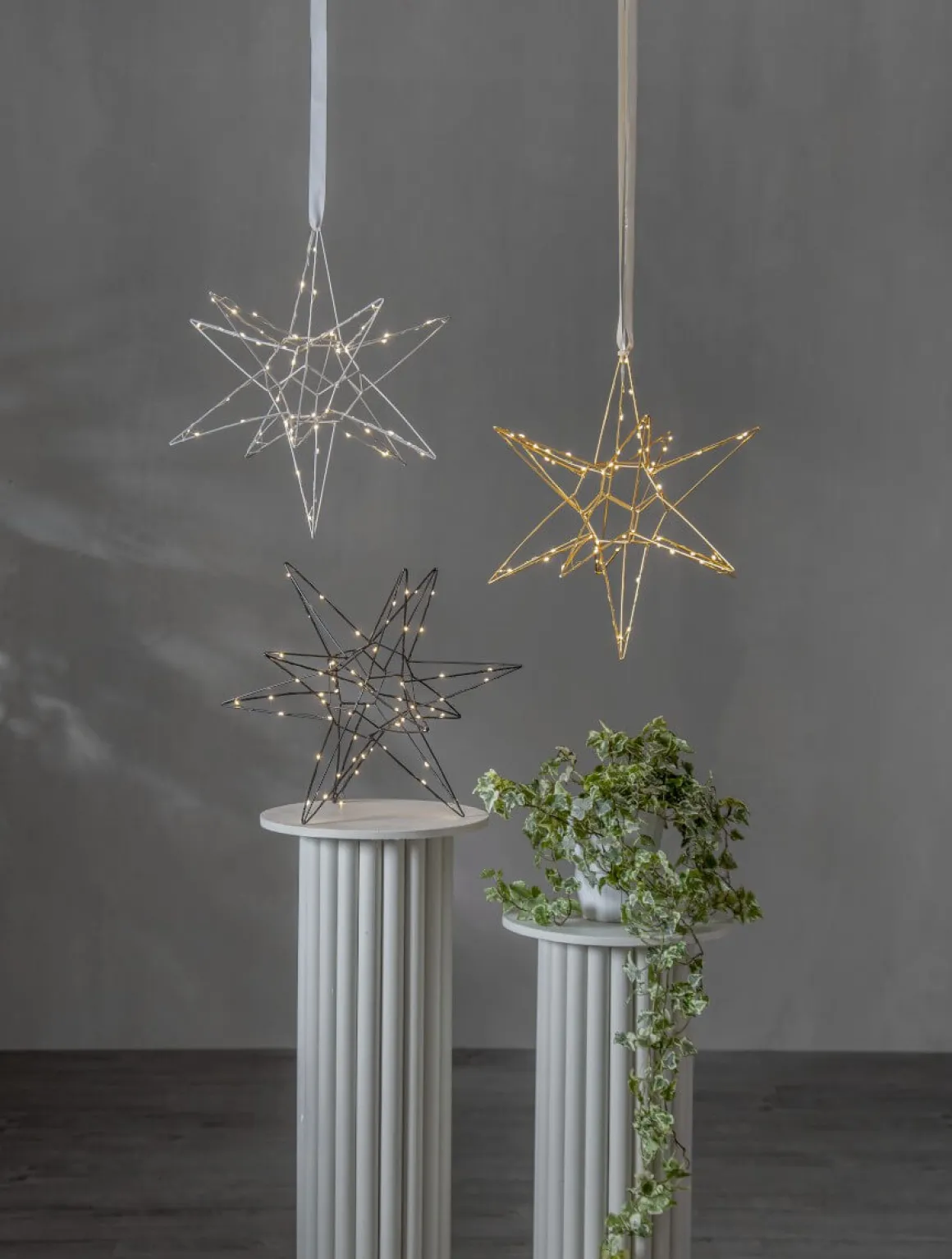 LIZZY Stjärna 47cm 60LED Silver