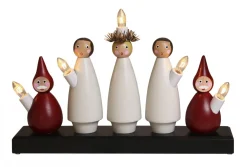 Ljusstake Luciakör Flerfärgad