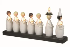 Ljusstake Luciatåg Vit