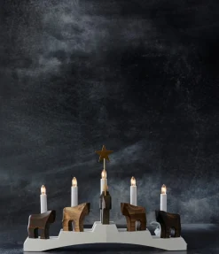 Ljusstake Staffans Fålar Vit