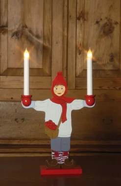 Ljusstake Sundborn Pojke