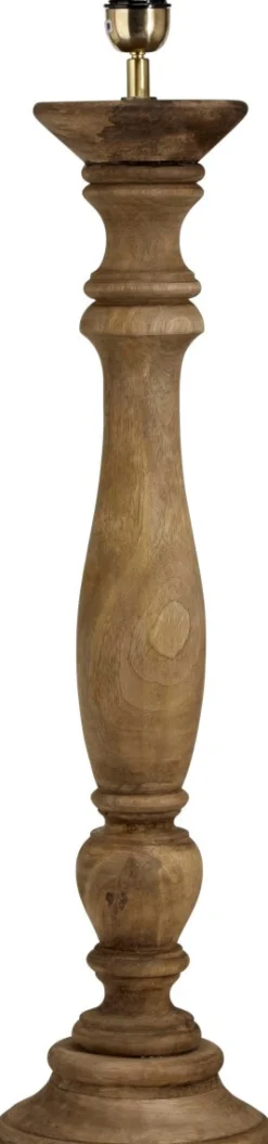 LODGE Lampfot 46cm Vintage Brun