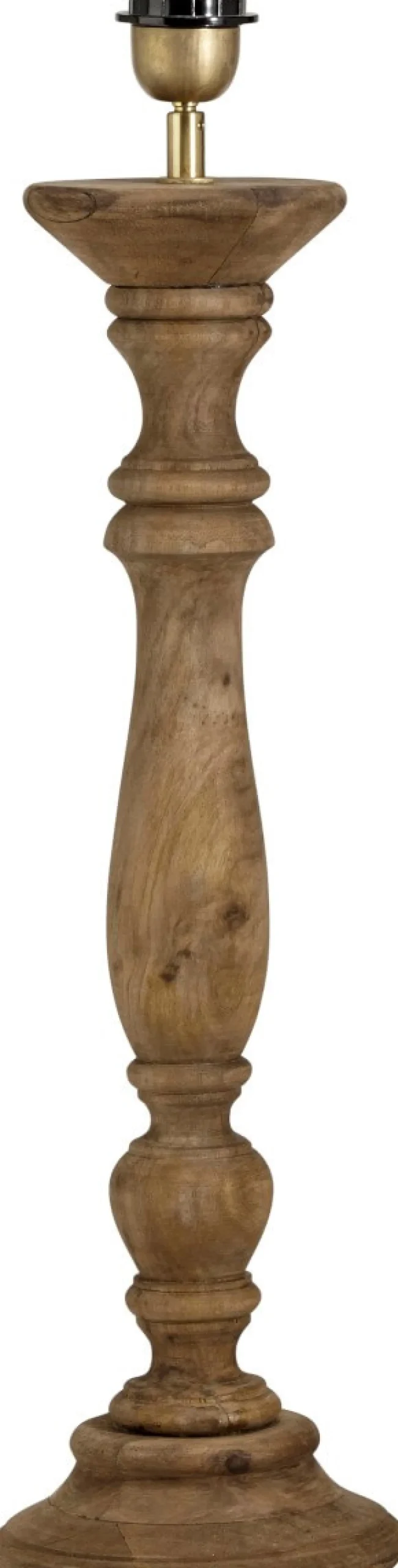 LODGE Lampfot 38cm Vintage Brun