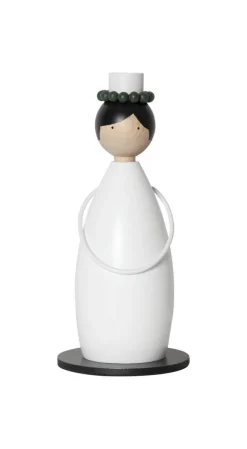 LUCIA CLASSIC Ljusstake 1L 26cm Vit