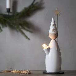 LUCIA CLASSIC Ljusstake 1L 33cm Vit