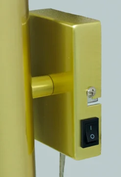 LUCILE Vägglampa 27cm Matt Mässing/Vit