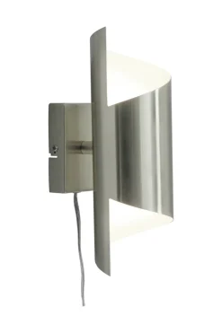 LUCILE Vägglampa 27cm Stål/Vit