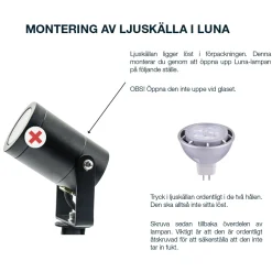LUNA Allroundspot 15cm 12V Aluminium IP65