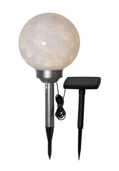 LUNA Solcellsdekoration 37cm Opal IP44