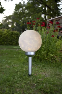 LUNA Solcellsdekoration 37cm Opal IP44