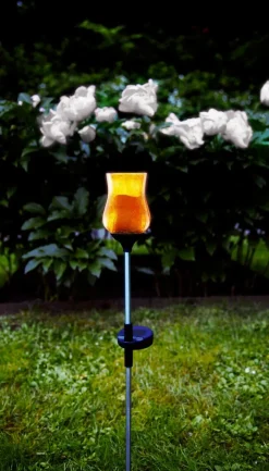 LYON Solcells-Dekoration 52cm Amber