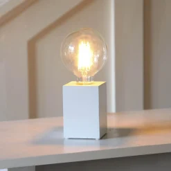 LYS Lampfot E27 10cm Vit