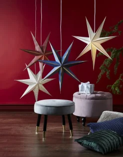 LYSA Pappersstjärna 63cm Röd