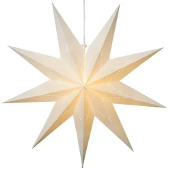 LYSA Pappersstjärna 80cm Vit