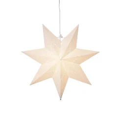LYSA Pappersstjärna 43cm Vit