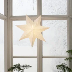 LYSA Pappersstjärna 43cm Vit