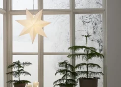 LYSA Pappersstjärna 43cm Vit