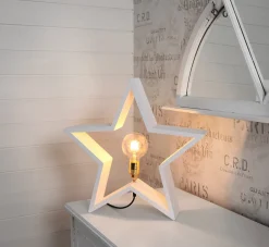 Lysekil Bordsstjärna 50cm Vit