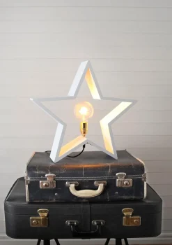 Lysekil Bordsstjärna 50cm Vit