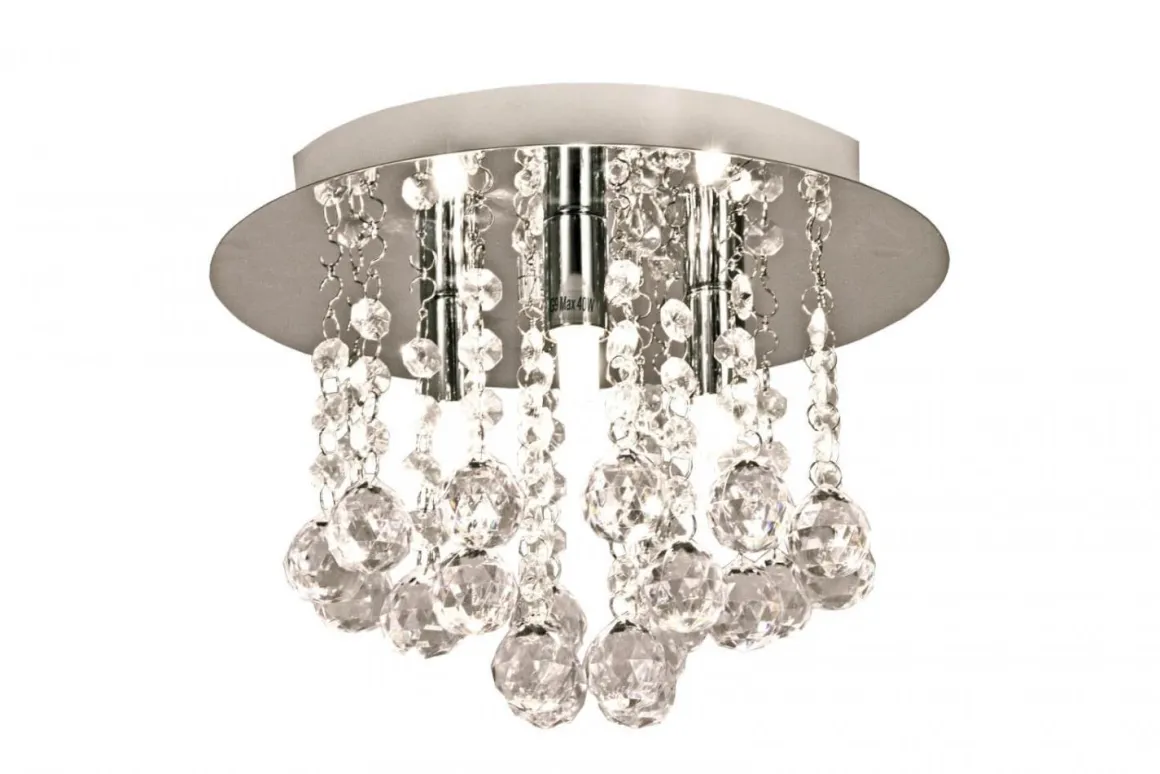 MADELENE Plafond 26cm Krom/Fast installation