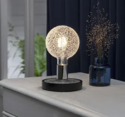 MAGIC Lampfot E27 15cm Svart