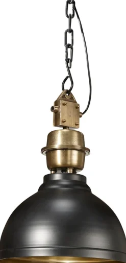 MANCHESTER Taklampa 35cm Svart/Mässing