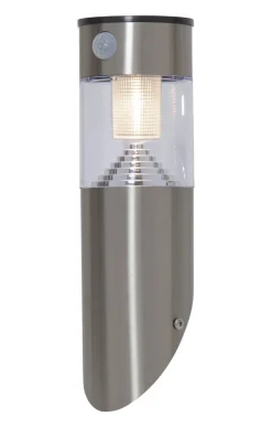 MARBELLA Vägglykta Solcell Sensor 29cm Rostfritt Stål