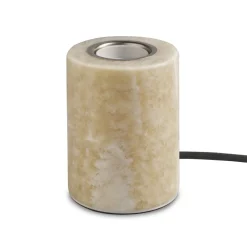 MARBLE Lampfot E27 10,5cm Beige