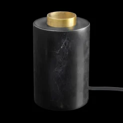 MARBLE Lampfot E27 14cm Svart