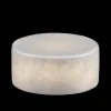 MARBLE S Bordsljus Äkta Marmor 8x4cm Vit