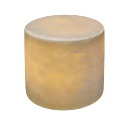 MARBLE XL Matt Bordsljus Äkta Marmor 8x8cm Amber