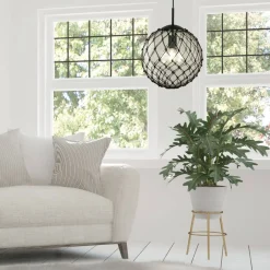 MARINE Taklampa 30cm Svart/Klar