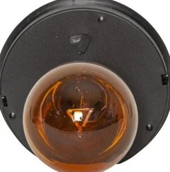 MARRON Solcellslykta/USB 40cm Brun