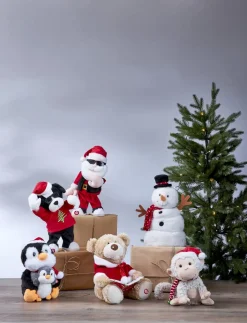 MERRY PAL Inomhusdekoration Jultomte Batteri 33cm Röd