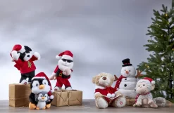 MERRY PAL Inomhusdekoration Jultomte Batteri 33cm Röd