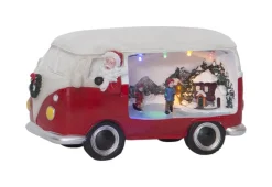 MERRYVILLE Panorama Folkbuss 21cm Röd