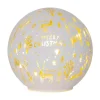 MERRYX-MAS Glasdekoration Batteri 15cm Vit