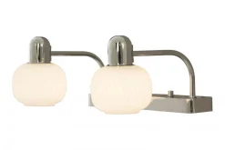 MESSINA Skåp/Bänkbelysning Bad 33cm Krom/Opalvit IP44