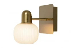 MESSINA Vägglampa 17,5cm Krom/Opalvit IP44