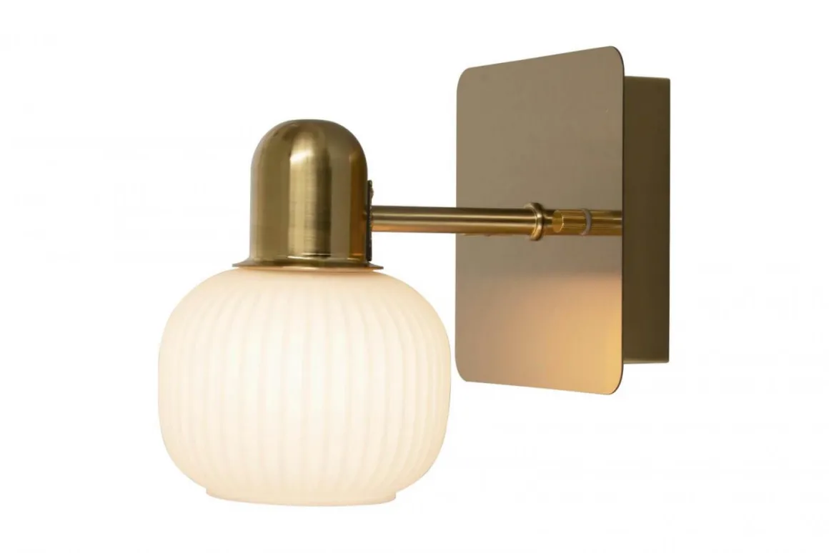 MESSINA Vägglampa 17,5cm Krom/Opalvit IP44