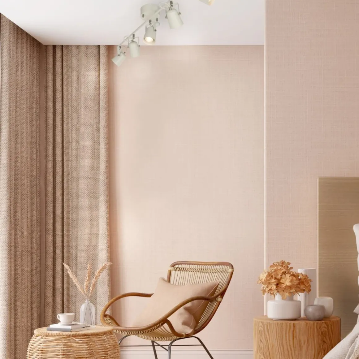 METZ Takspot 5:a 99cm Vit/Stål