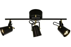 METZ Takspot 3:a Rak 56cm Svart/Matt Mässing