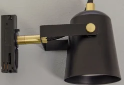 METZ Takspot 3:a Rak 56cm Svart/Matt Mässing