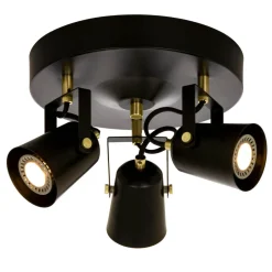 METZ Takspot Rondell 25cm Svart/Matt Mässing