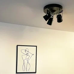 METZ Takspot Rondell 25cm Svart/Matt Mässing