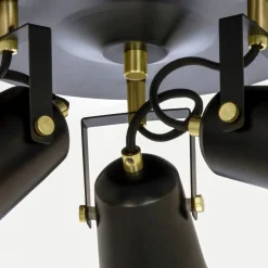 METZ Takspot Rondell 25cm Svart/Matt Mässing